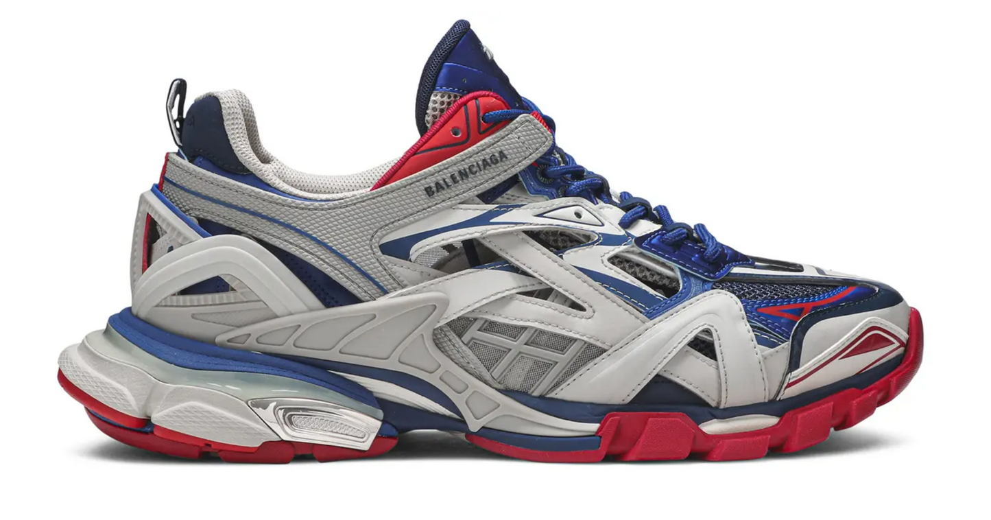 Balenciaga Track 2 Beige Blue Red