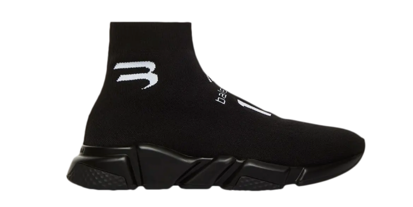 Balenciaga Speed Sneaker Black White