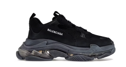 Balenciaga Triple S Clear Sole Black