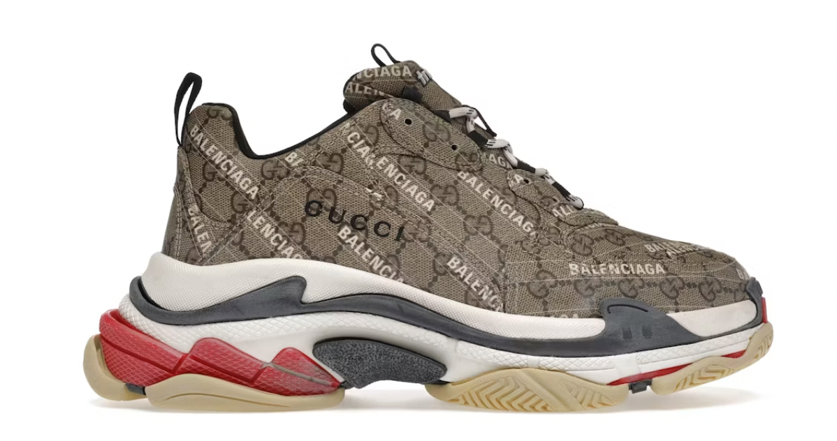 Gucci x Balenciaga The Hacker Project Triple S Beige