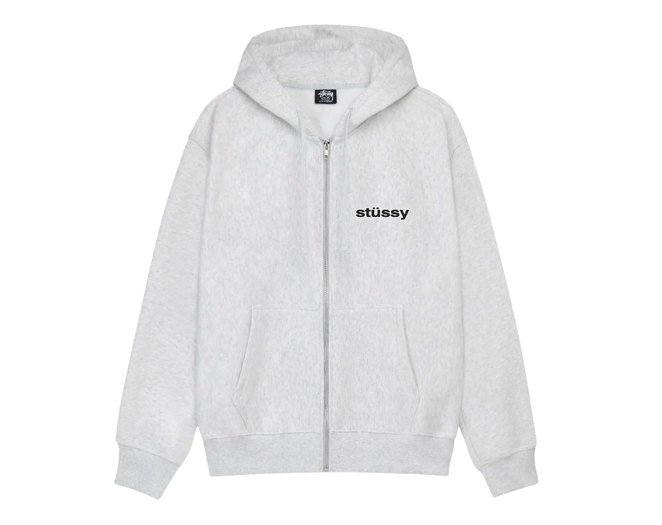 Stussy SS-Link Zip Hoodie Ash Heather