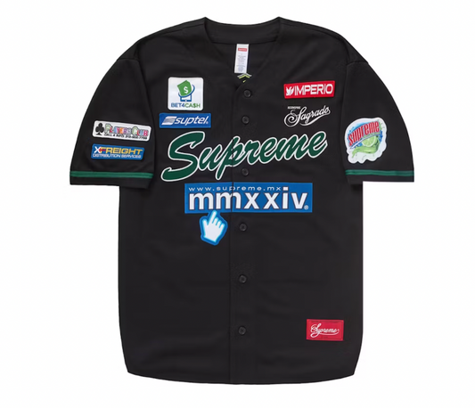 Supreme Chosen One Baseball Jersey Black