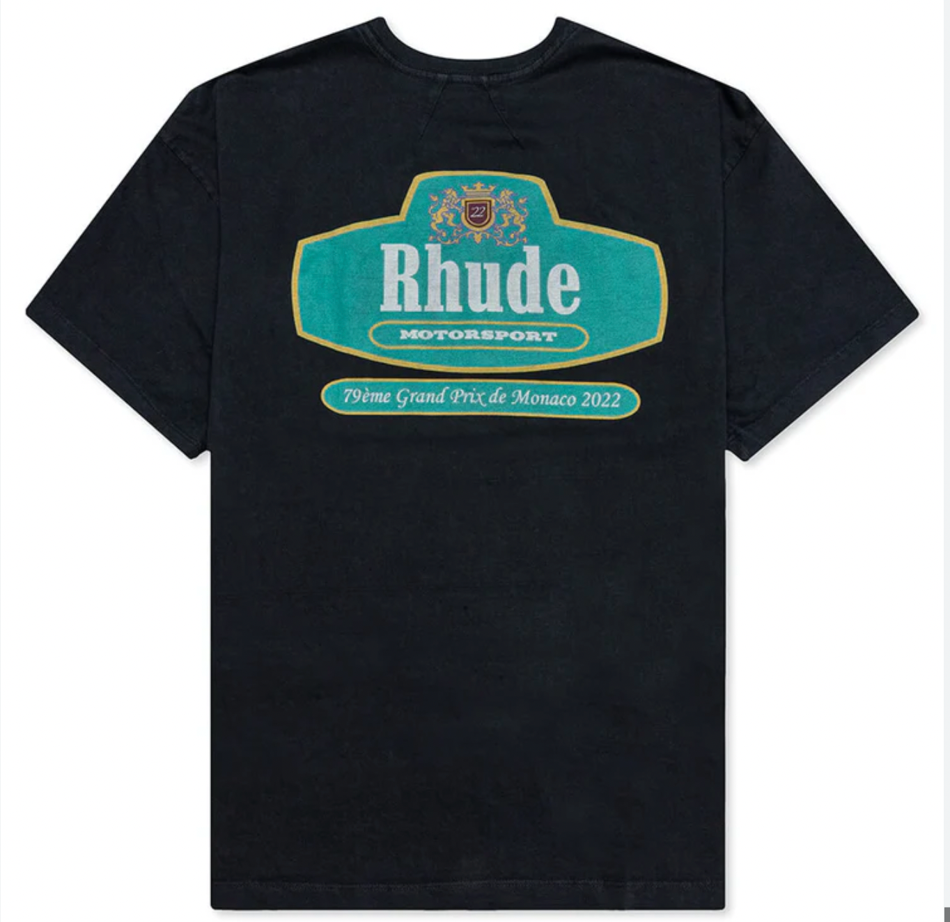Rhude Racing Crest T-Shirt Black