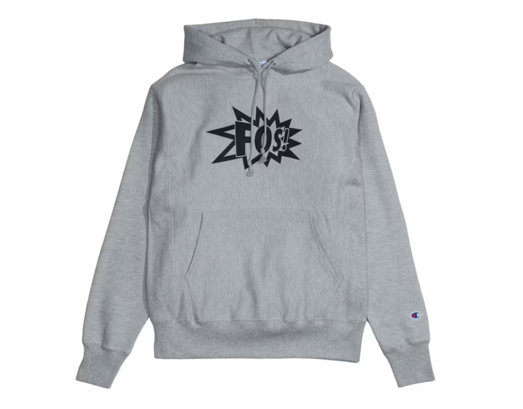Virgil Abloh Brooklyn Museum FOS CAT Hoodie Heather Grey