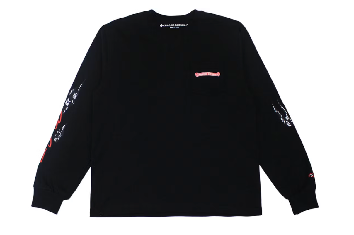 Chrome Hearts Matty Boy Stay Fast L/S T-shirt Black