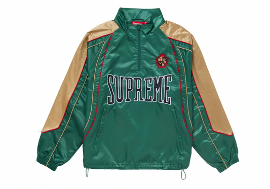 Supreme Satin Piping Pullover Green