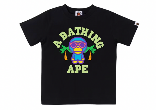 BAPE Colors Milo College Summer Tee (SS25) Black