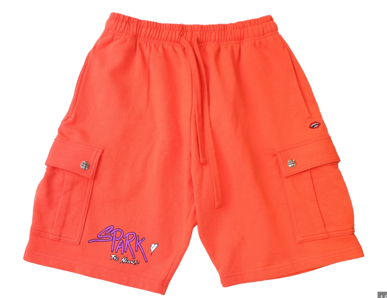 Chrome Hearts Matty Boy Sadistic Lipstick Orange Cargo Shorts