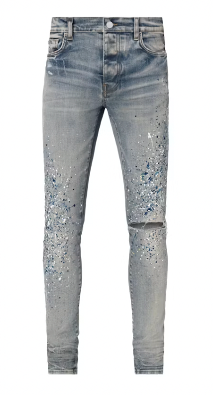 Amiri Crystal Painter Jeans Clay Indigo