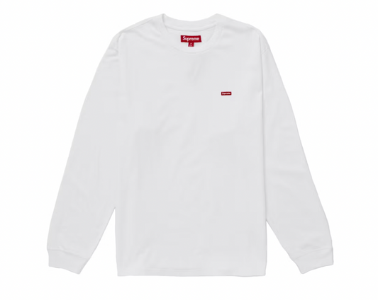 Supreme Small Box L/S Tee (SS25) White