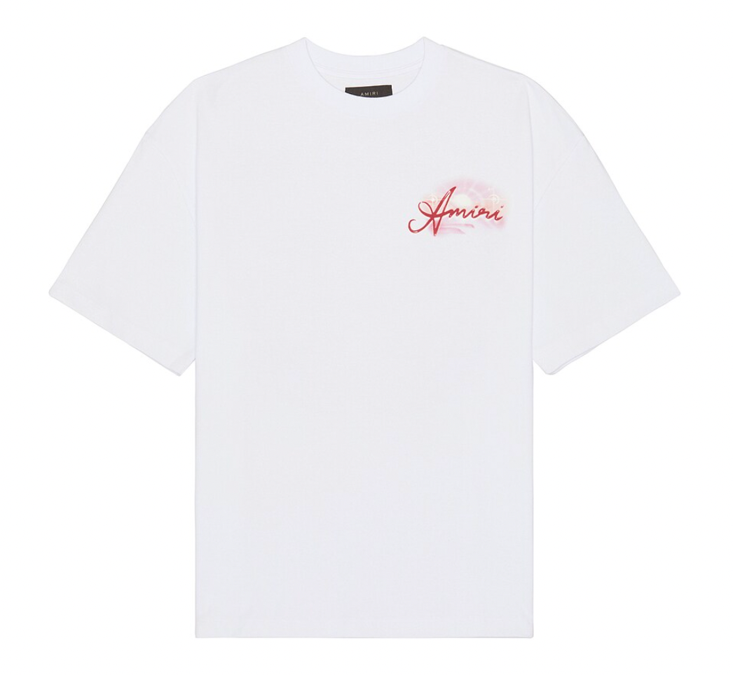 Amiri Paradise Airbrush T-Shirt White