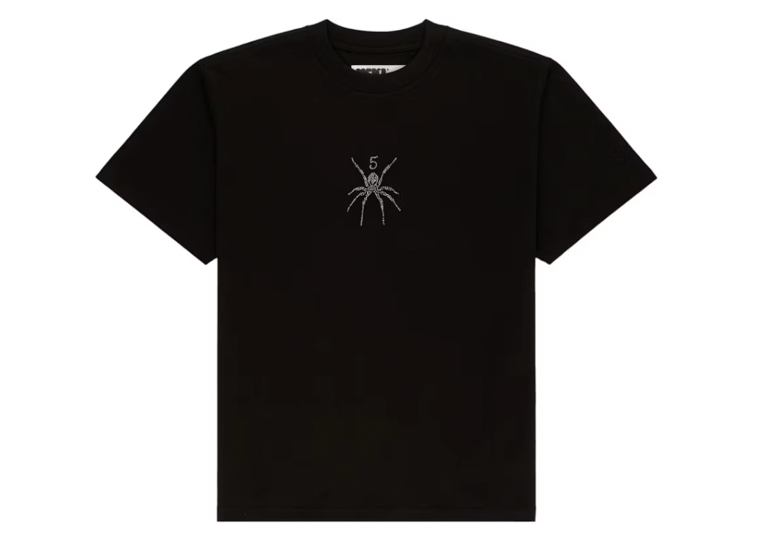 Sp5der TM Rhinestone Tee Black