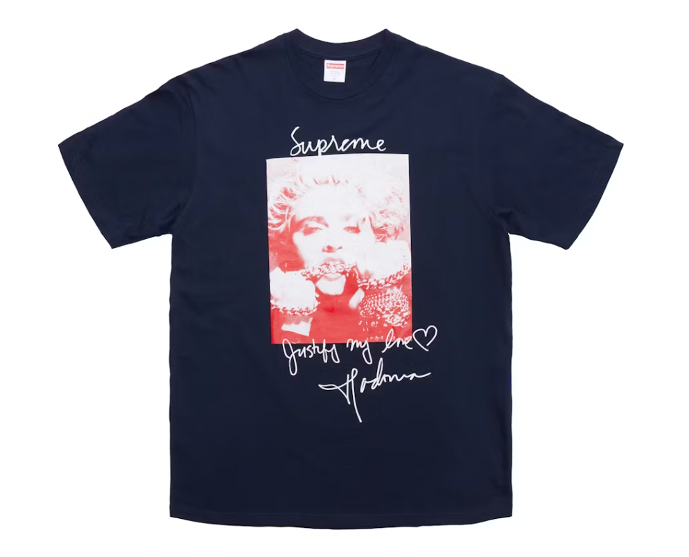 Supreme Madonna Tee Navy