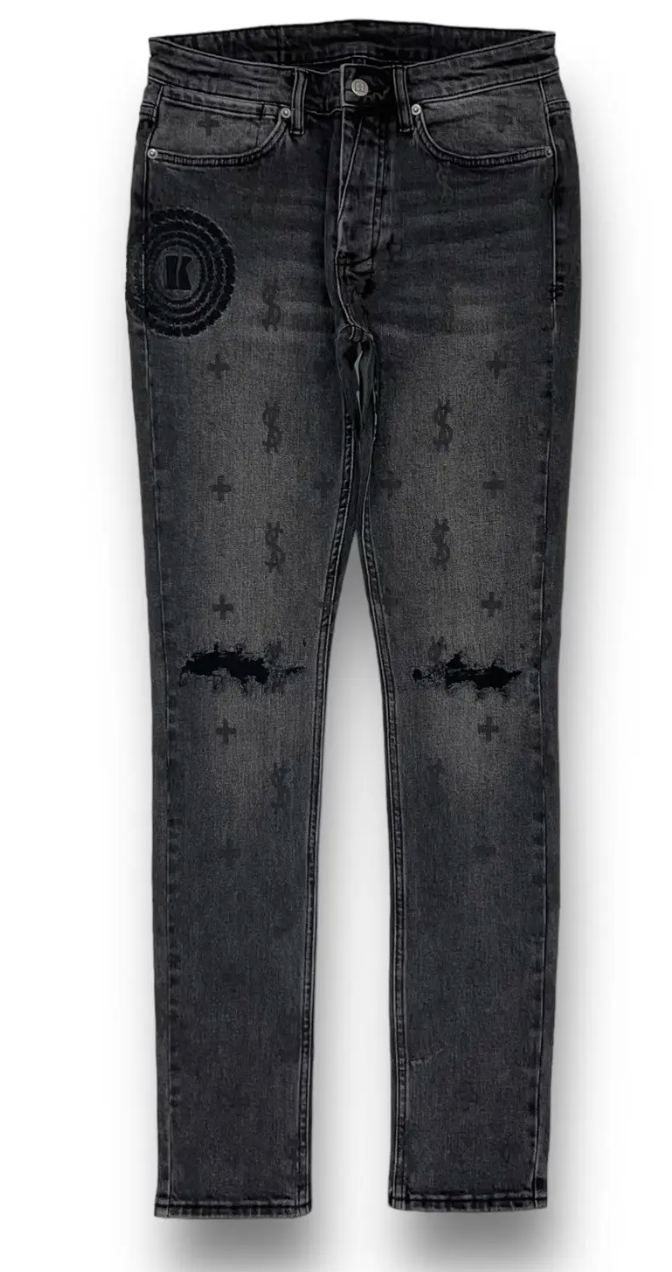 Ksubi Van Winkle Static Black Angels Jeans