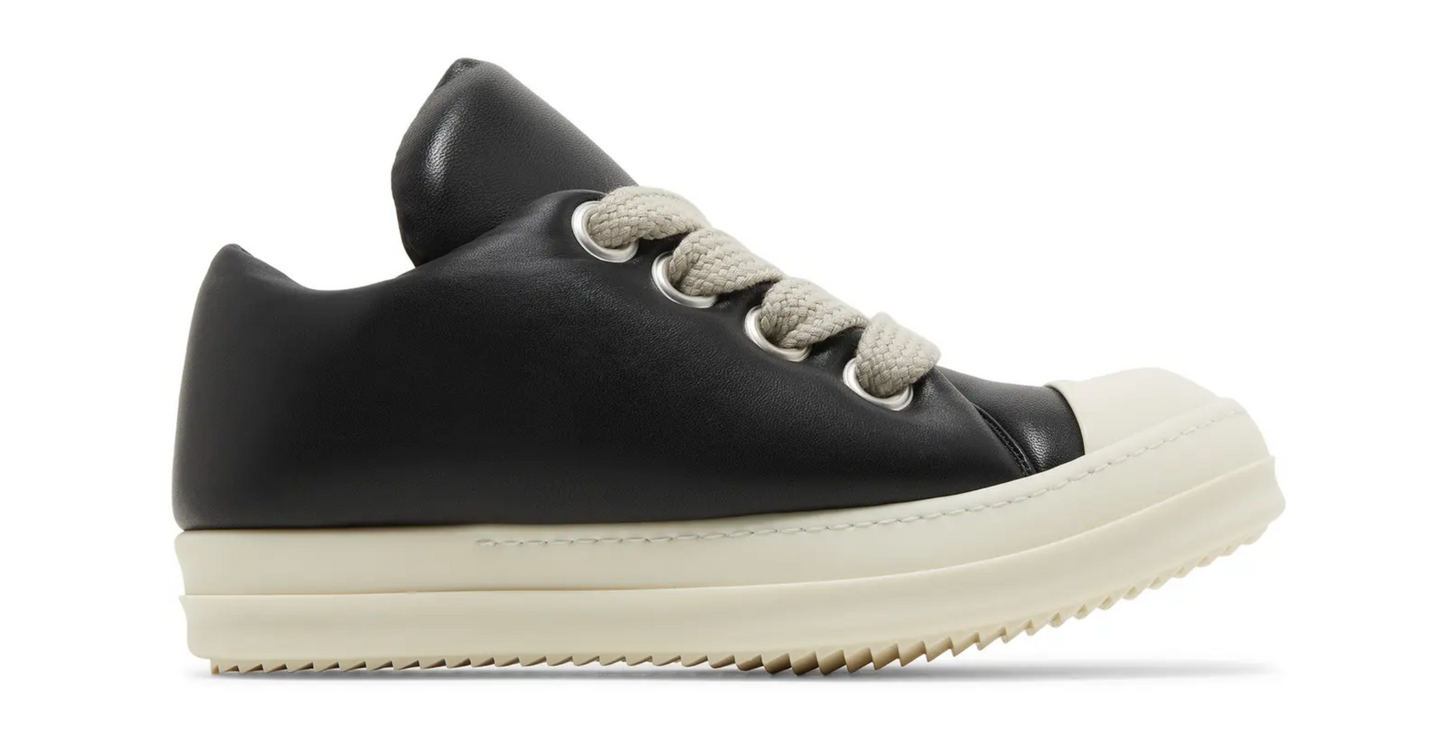 Rick Owens Luxor Jumbo Padded Low Black Milk