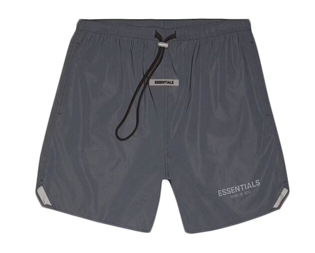 Fear of God Essentials Volley Shorts Black Reflective