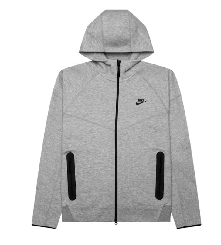Nike Sportswear Tech Fleece Windrunner Full-Zip Hoodie Dark Grey Heather/Black