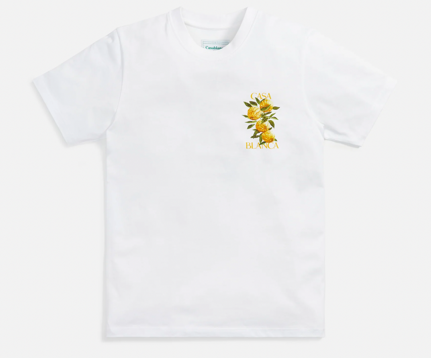 Casablanca Yuzu Print T-Shirt White