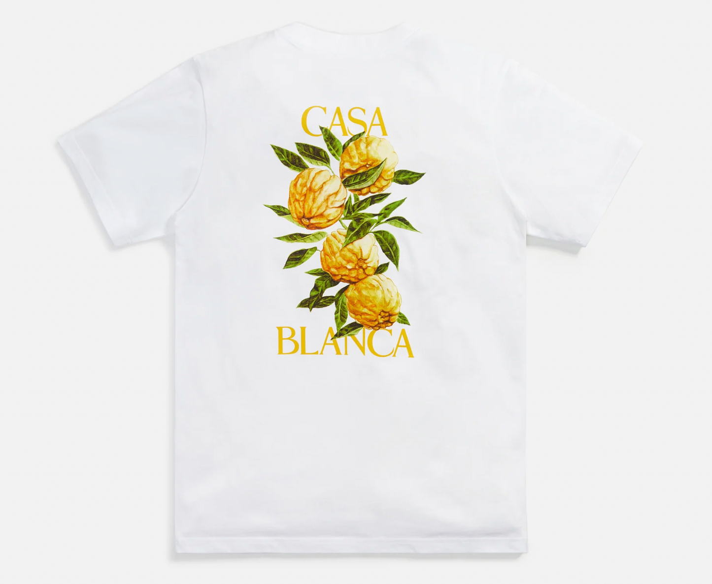 Casablanca Yuzu Print T-Shirt White