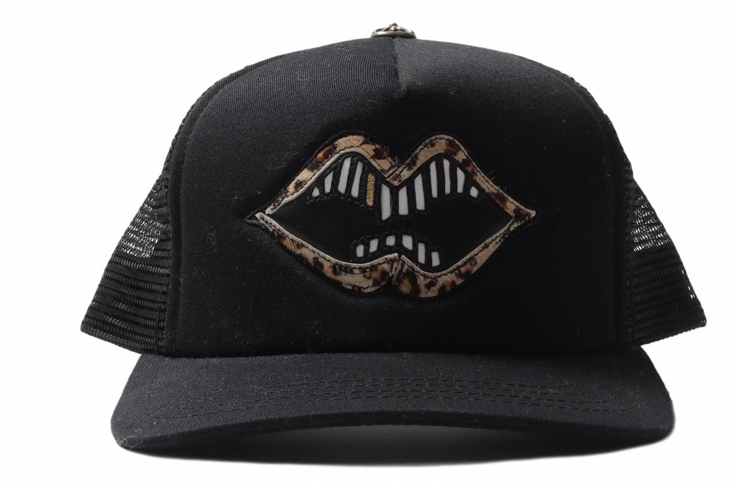 Chrome Hearts Matty Boy Leopard Chomper Trucker