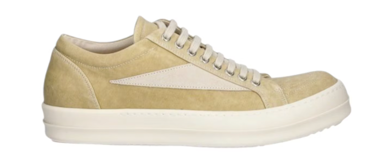 Rick Owens Hollywood Vintage Low Parchment Milk