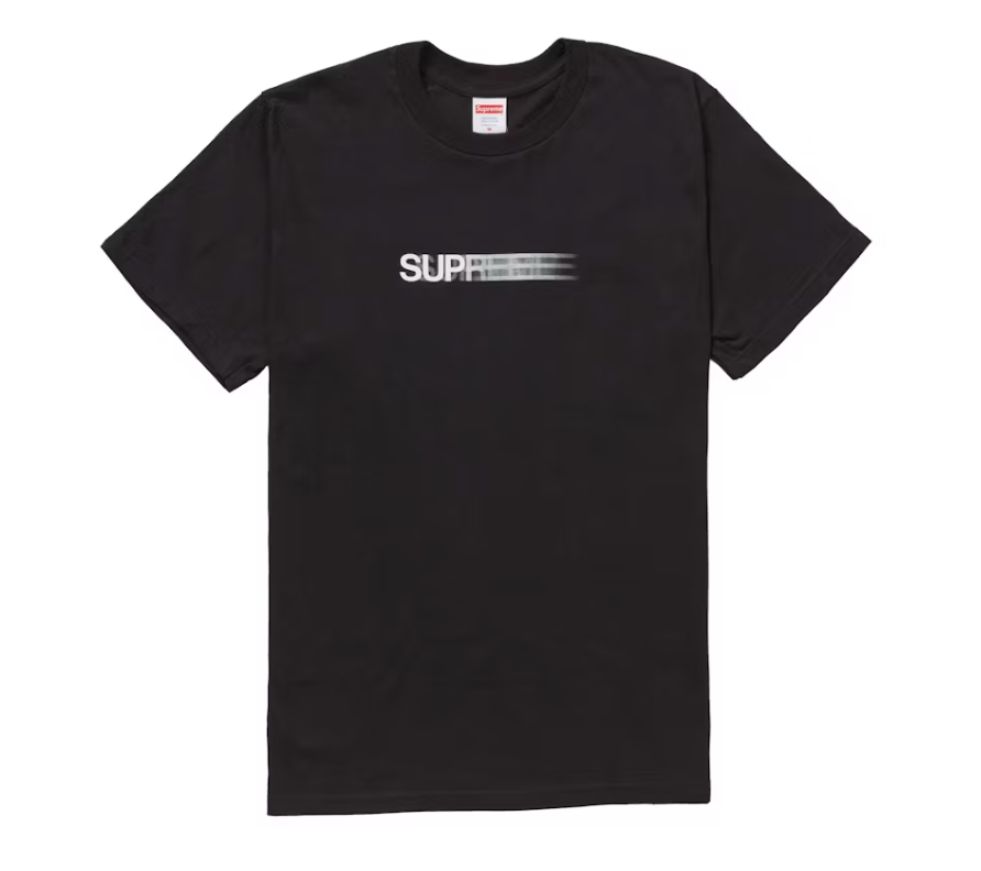 Supreme Motion Logo Tee Black