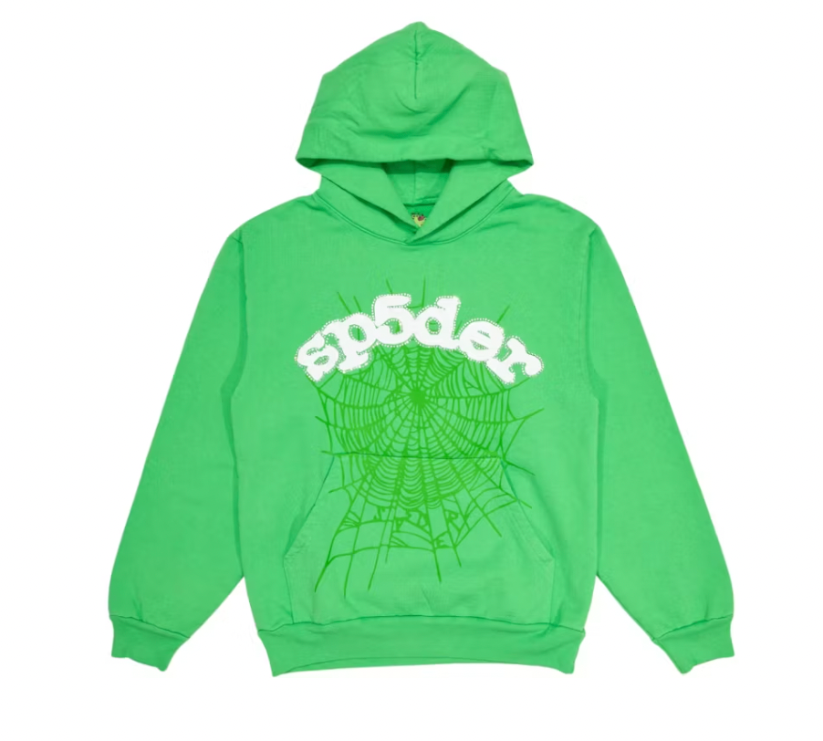 Sp5der Web Hoodie Slime Green
