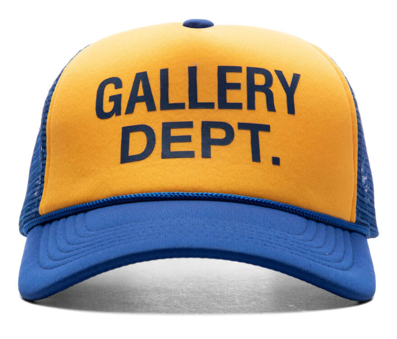Gallery Dept. Logo Trucker Hat Blue Yellow