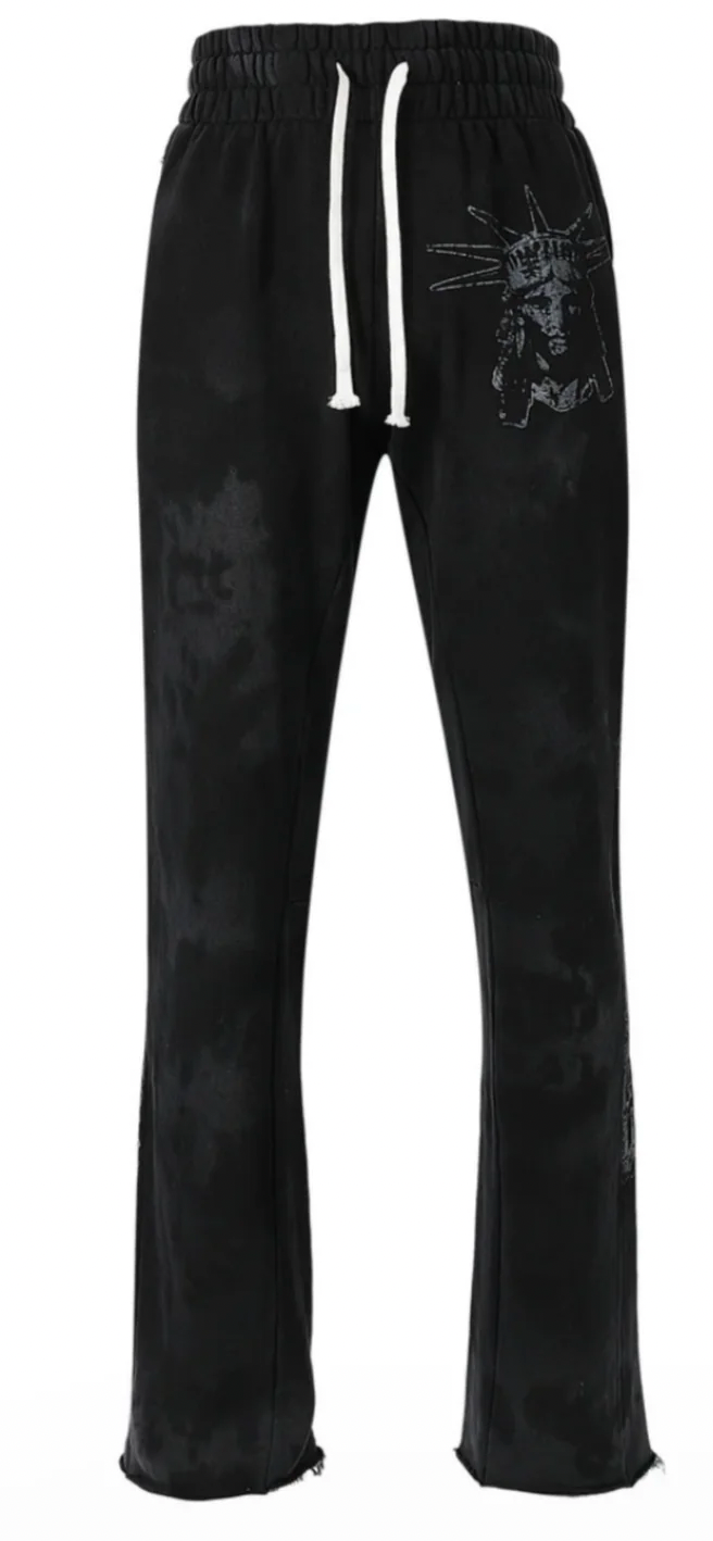 Lost Intricacy Statue of Liberty Sweatpants Black