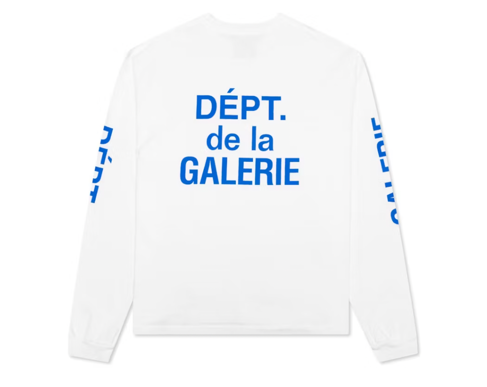 Gallery Dept. French Collector L/S Tee White Blue