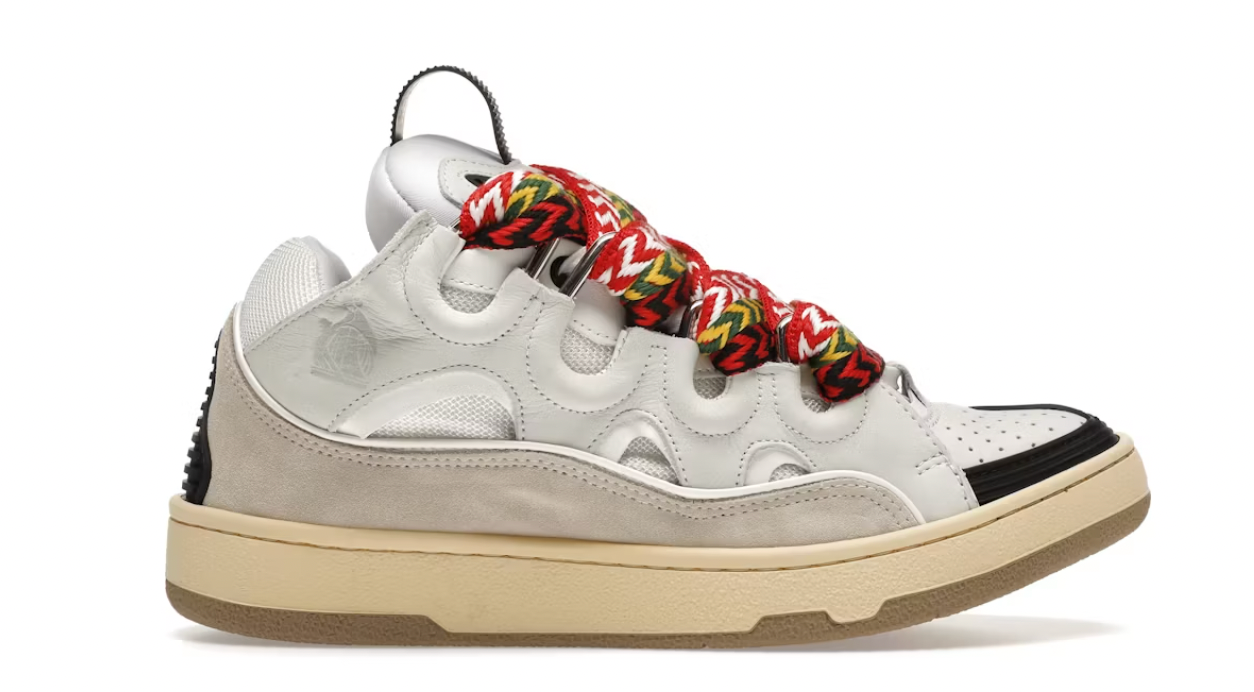 Lanvin Curb Sneakers White Ivory