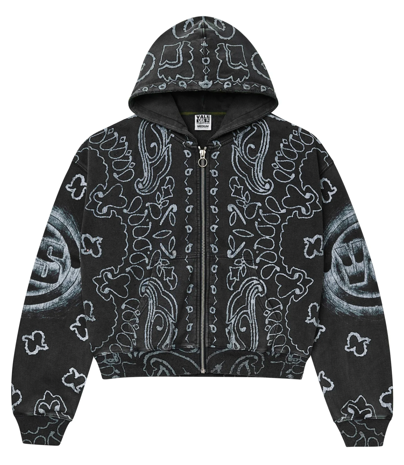 Vale Forever Black Flag Zip Up