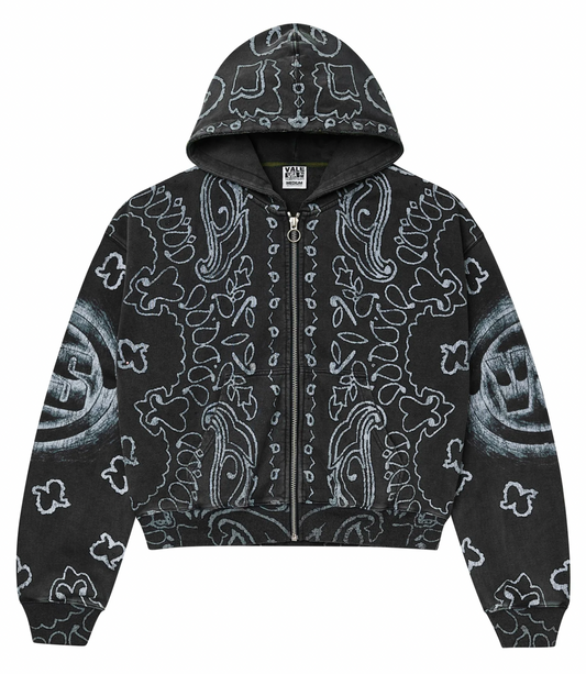 Vale Forever Black Flag Zip Up