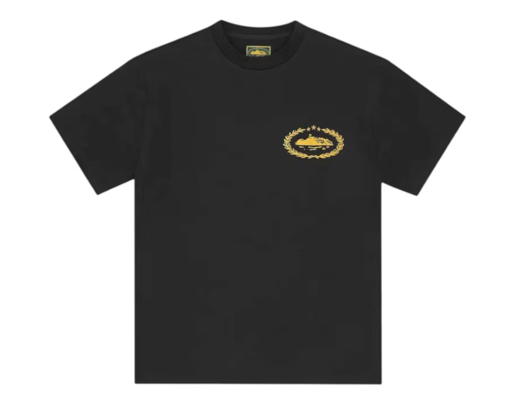 Corteiz Royale Heavyweight Tee Black/Yellow