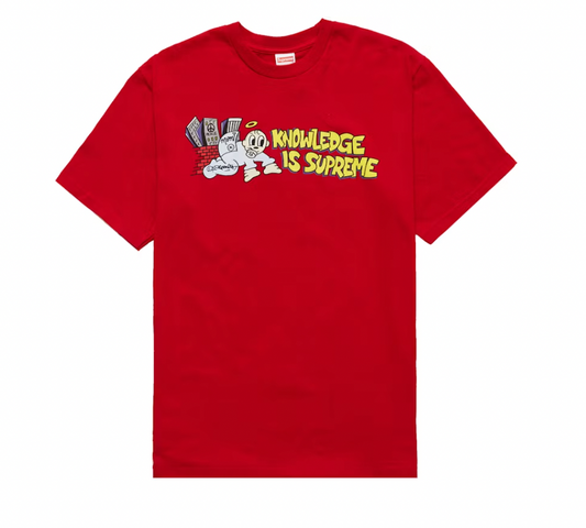 Supreme Knowledge Tee Red