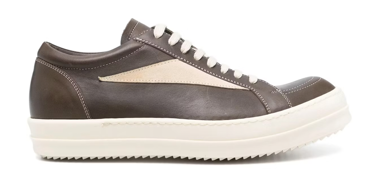 Rick Owens Porterville Vintage Low Bean Milk