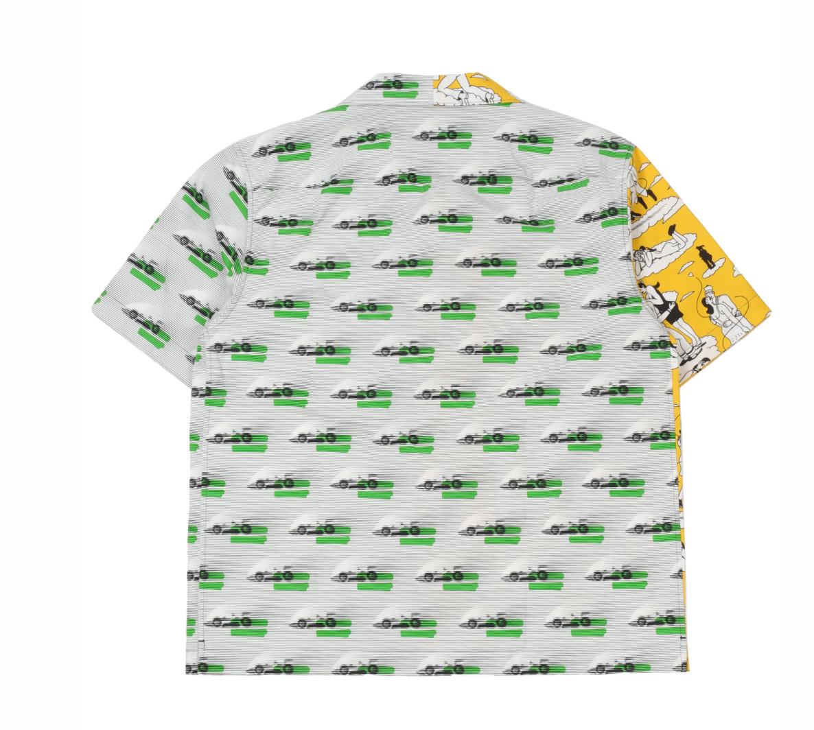 Prada Double Match Poplin Button Up Shirt