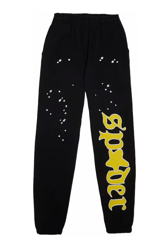 Sp5der Jeffery Sweatpant Black