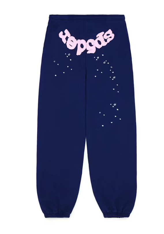 Sp5der OG Web Sweatpants Navy