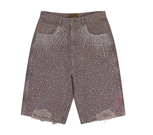Birth Of Royal Child 24K Diamons Shorts Purple