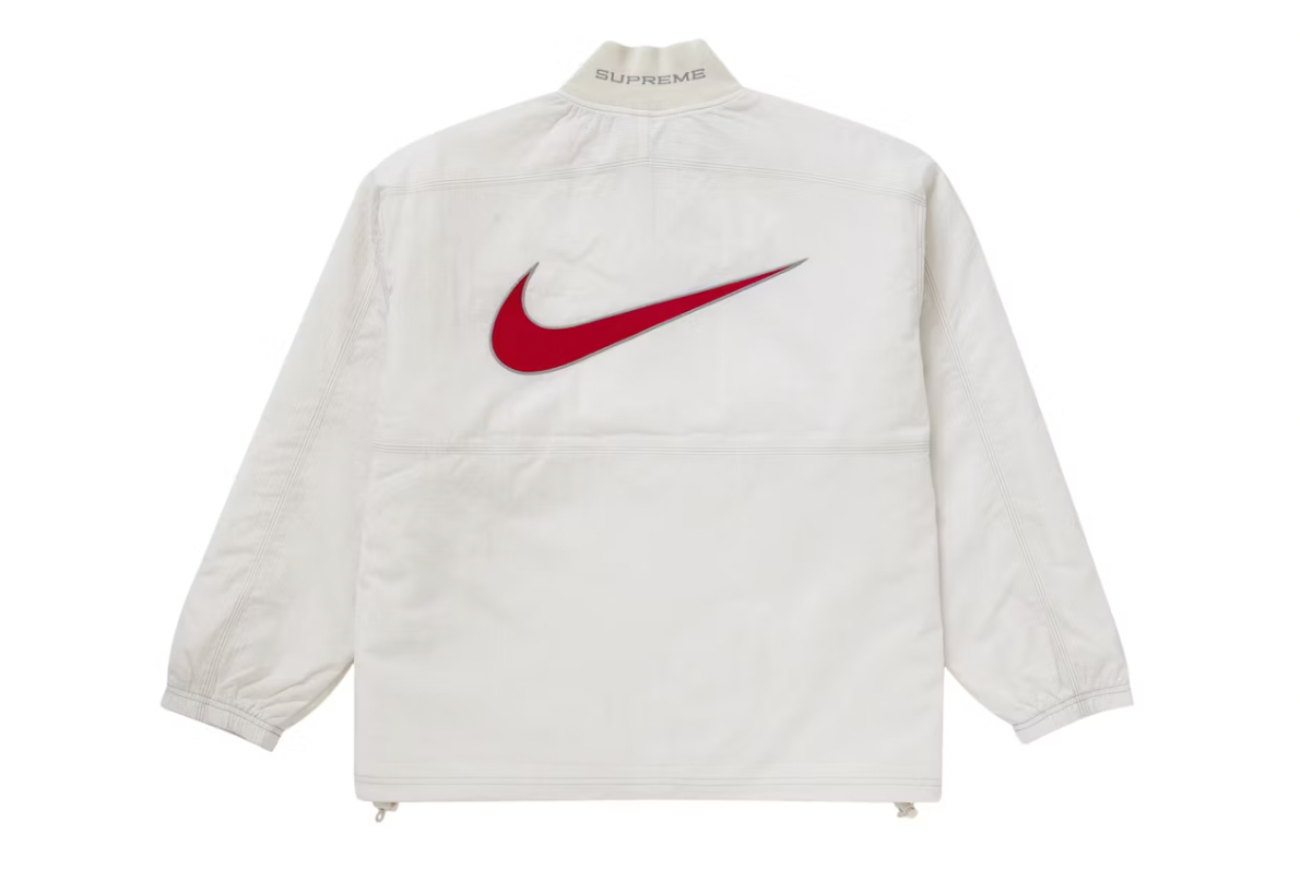 Supreme Nike Ripstop Pullover White