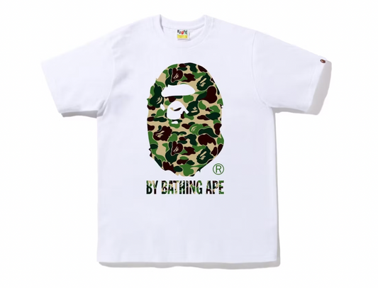 BAPE ABC Camo By Bathing Ape Tee White/Green