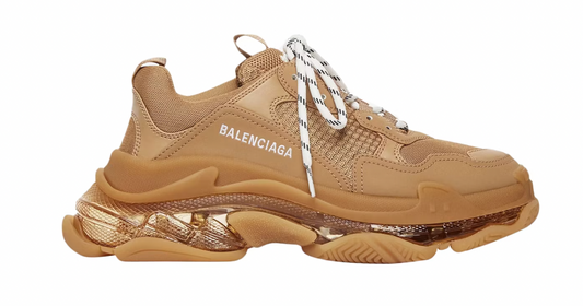 Balenciaga Triple S Clear Sole Brown