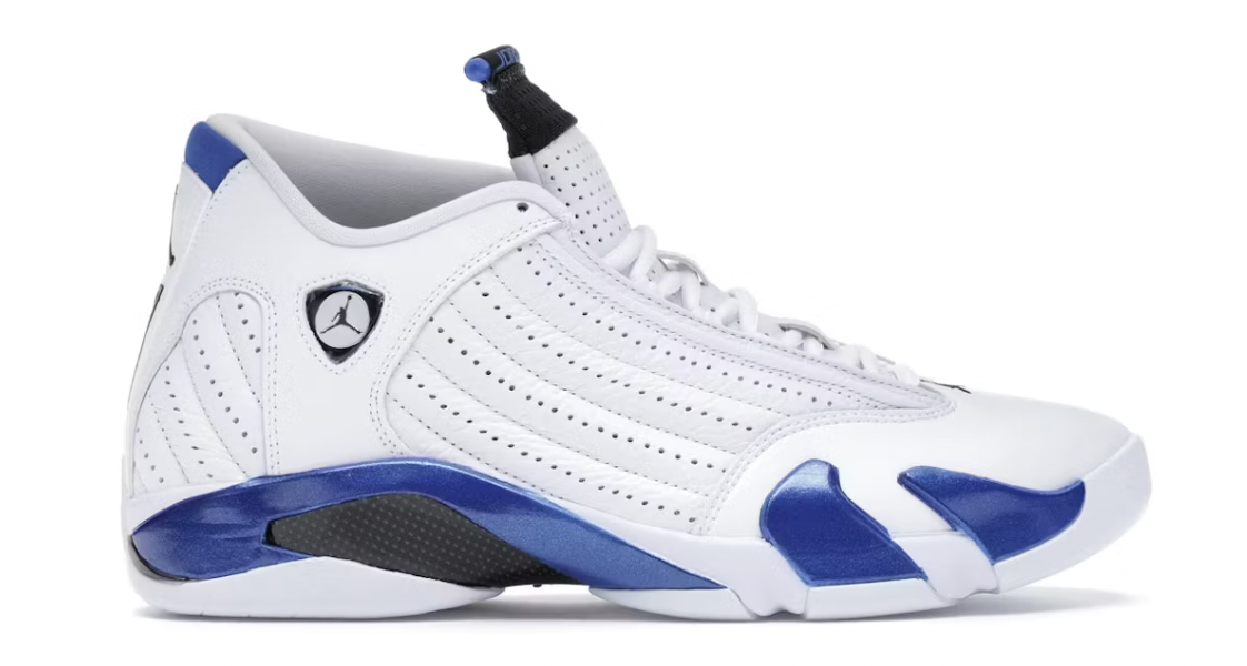 Jordan 14 Retro White Hyper Royal