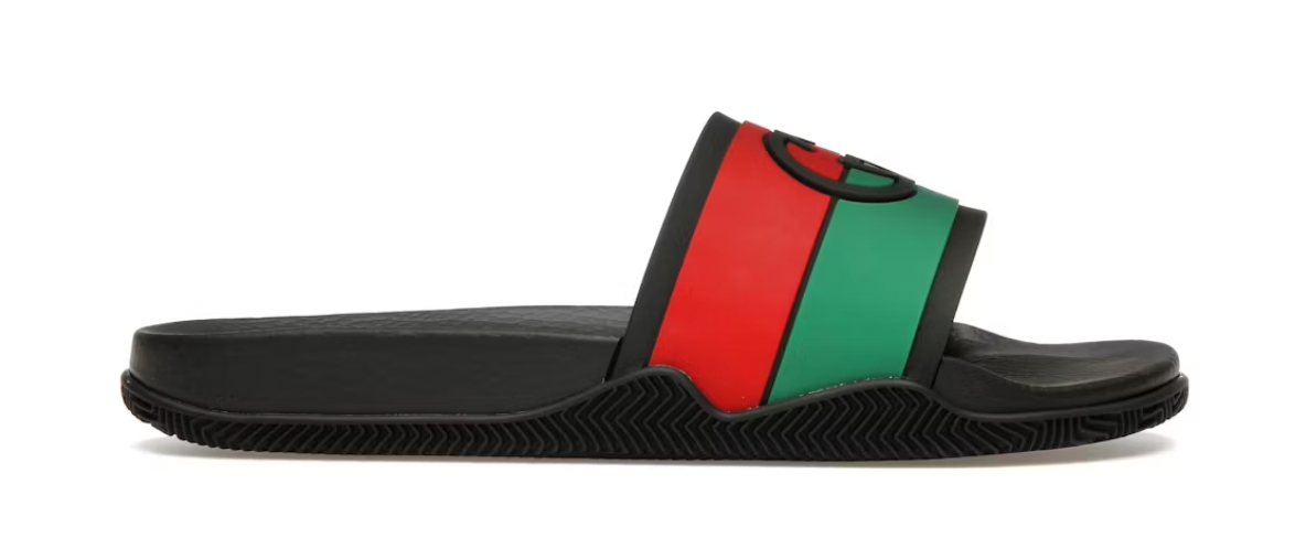 Gucci Slide Interlocking G Black