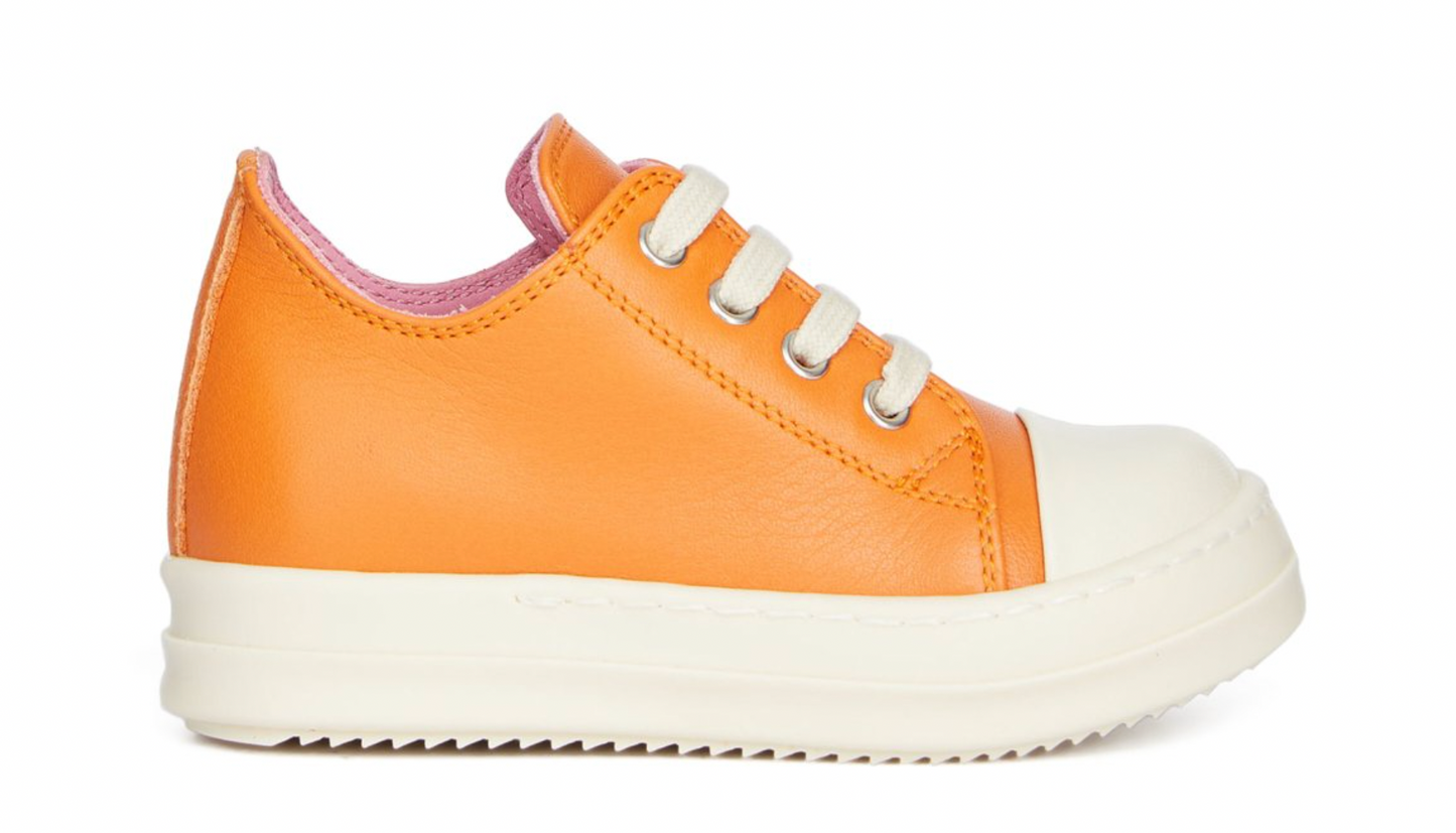 Rick Owens Low Sneaks Scarpe Orange Milk