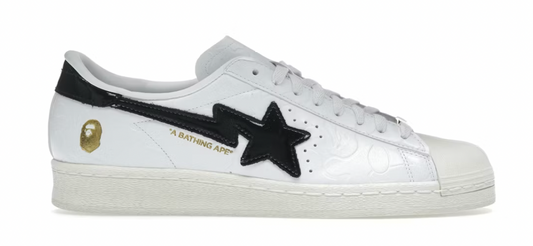 adidas Superstar Vintage Bape White Black
