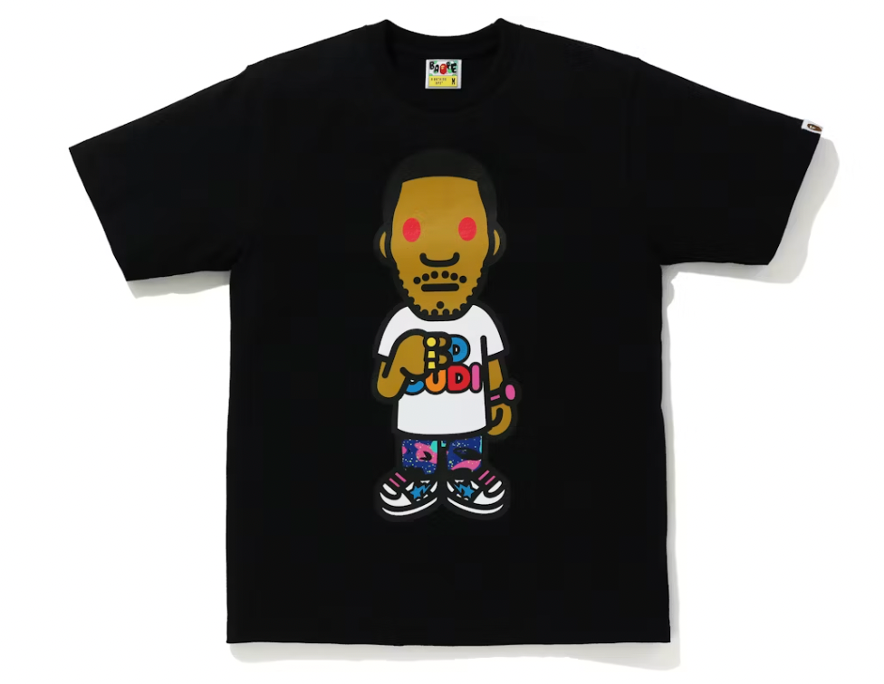 BAPE x Kid Cudi Tee Black