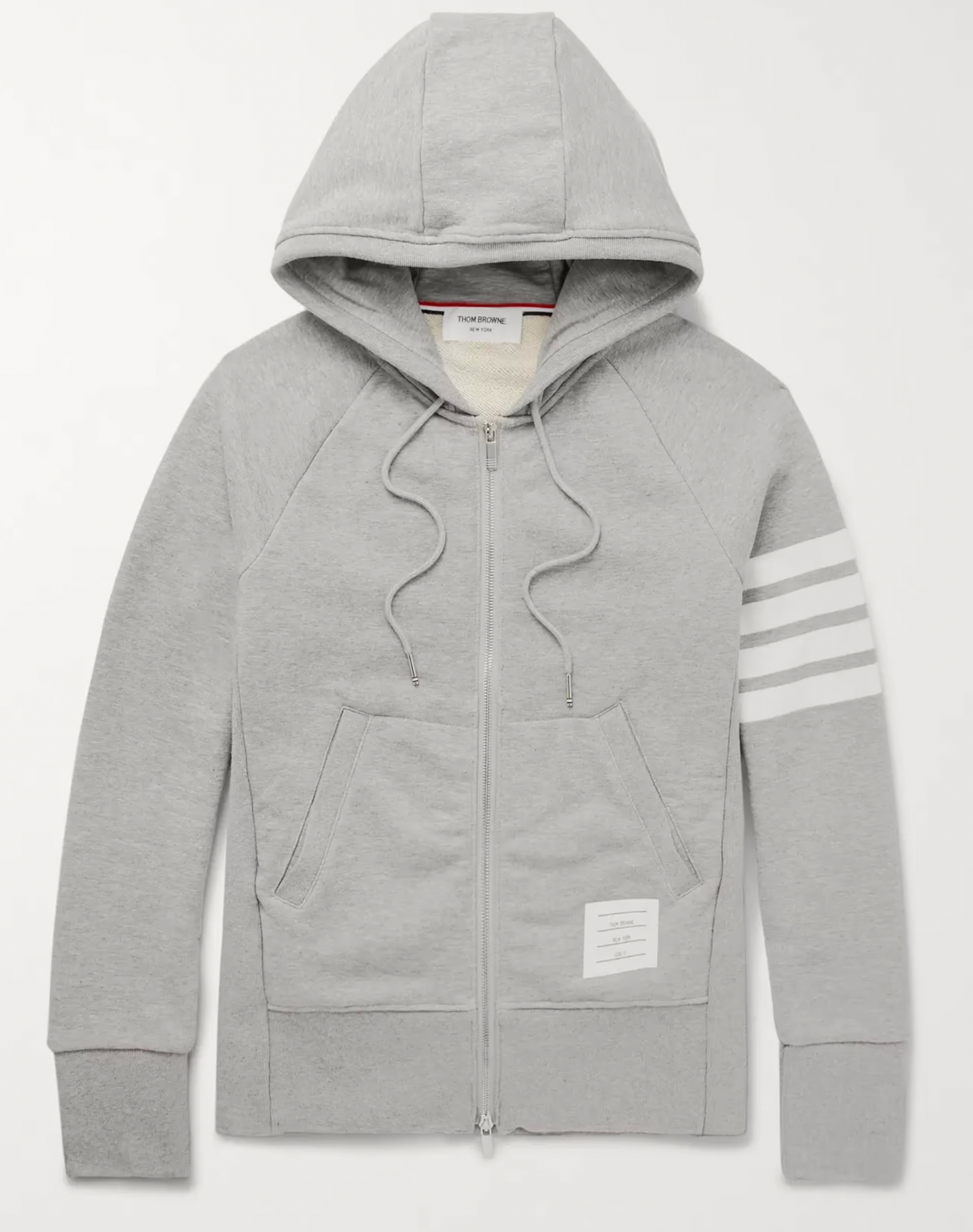 Thom Browne Classic Loopback 4-Bar Full Zip Hoodie & Sweatpants Full Set