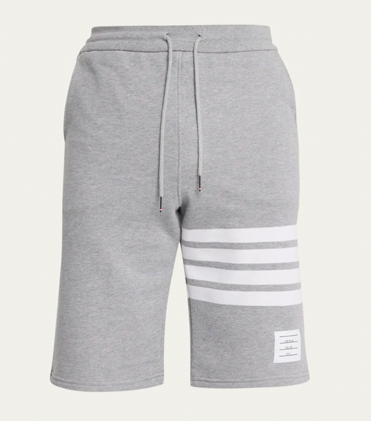 Thom Browne 4-Bar Basic Terry Sweat Shorts Grey
